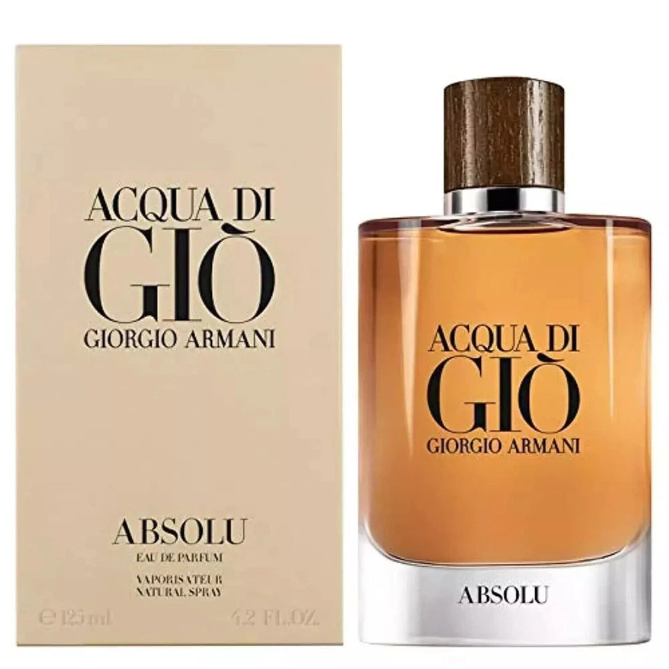 Giorgio Armani Acqua Di Gio Absolu Eau De Parfume Spray for Men, 4.2 Fl Oz
