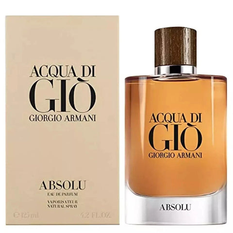 Giorgio Armani Acqua Di Gio Absolu Eau De Parfume Spray for Men, 4.2 Fl Oz